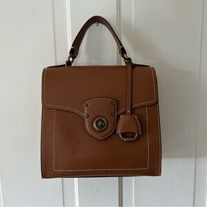 Brown Leather Ralph Lauren Bag